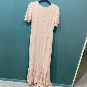 ASOS tall pink/peach GOWN